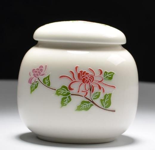 【茶叶罐】*陶瓷茶叶罐存储密封罐茶叶包装盒手绘茶叶罐子 商品图11