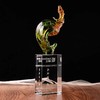 力争上游琉璃奖杯定制创意琉璃摆件纪念品定制企业年会表彰奖品 商品缩略图1
