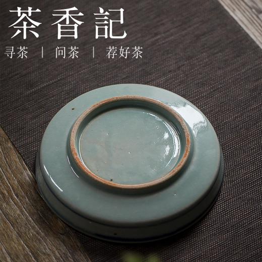 茶香记 青花摹古手绘干泡盘全手工手绘陶瓷壶承茶桌零配古朴茶盘 商品图1
