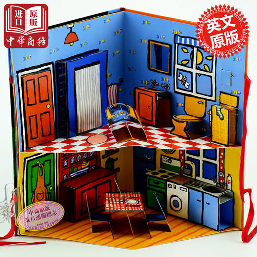 预售 【中商原版】小鼠波波 房子和花园 搭建立体书场景 Maisy's House and Garden 商品图4