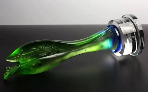 琉璃奖杯水晶定制创意纪念品公司表彰用品比赛颁奖奖品琉璃摆件 商品图4