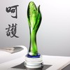 琉璃奖杯水晶定制创意纪念品公司表彰用品比赛颁奖奖品琉璃摆件 商品缩略图0