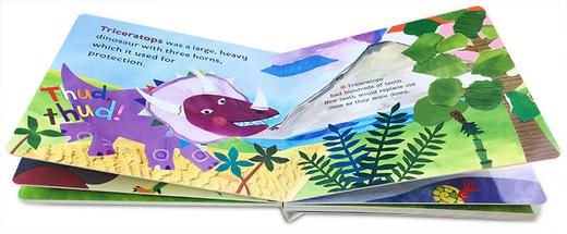 英文原版 Hello World! Dinosaurs 恐龙科普百科启蒙纸板书绘本 商品图3