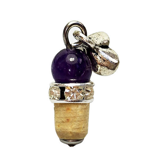 平衡小柅 玉石扩香瓶塞 扩香项坠松木塞 备用替换 多款可选 葡萄牙进口松木原材 商品图4