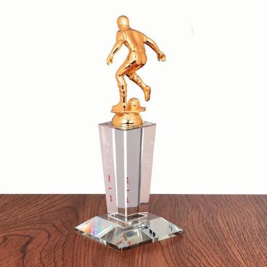 足球比赛奖杯学校体育运动比赛奖杯金属奖杯定制刻字足球纪念品 商品图3