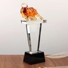 牛气冲天琉璃奖杯定制水晶奖杯纪念品定做加盟牌经销商授权牌 商品缩略图2