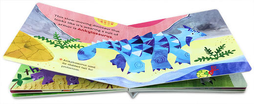 英文原版 Hello World! Dinosaurs 恐龙科普百科启蒙纸板书绘本 商品图2