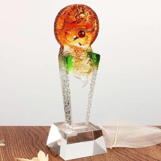 翔龙 琉璃奖杯定制水晶奖杯表彰奖品纪念品定做新款奖杯 商务礼品 商品图1