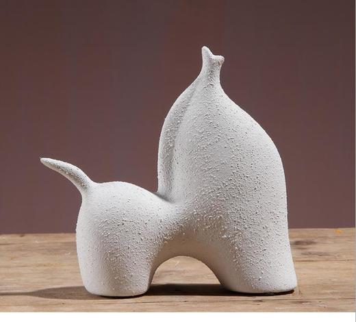【家居摆件】陶瓷动物工艺品摆件家具客厅置物架房间家居北欧风格家居 商品图4
