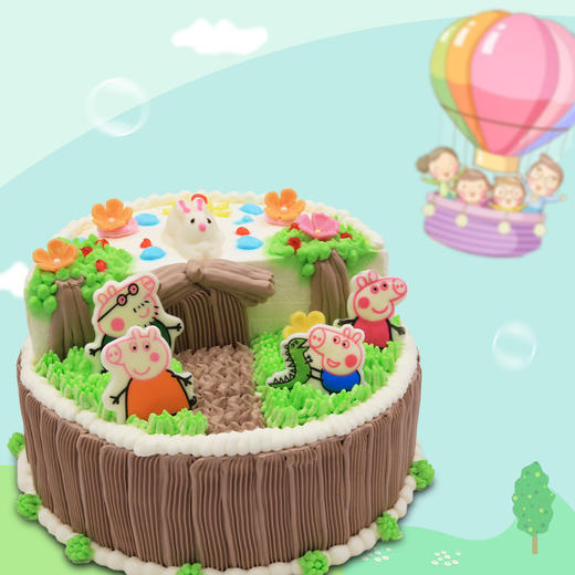 森林大探险-红丝绒生日蛋糕 商品图0