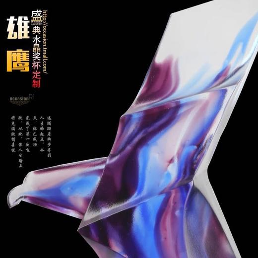 水晶琉璃奖杯奖牌 定做奖牌水晶奖牌奖杯 定制创意奖杯 商品图3