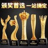 奖杯定制定做高档优秀员工奖品创意金属安斯卡小金人冠军奖杯刻字 商品缩略图3