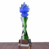 蓝色奖杯定制水晶创意奖杯琉璃奖杯个性纪念品定做企业表彰奖杯 商品缩略图4