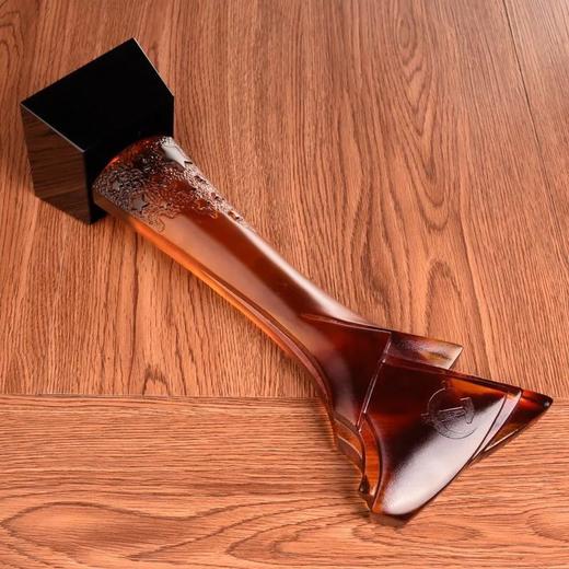 先进工作者奖杯 红旗奖杯 旗手奖杯琉璃奖杯定制优秀党务工作奖杯 商品图3