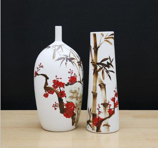【陶瓷花瓶】简约现代客厅家居纯手工陶瓷摆件装饰品 商品图2
