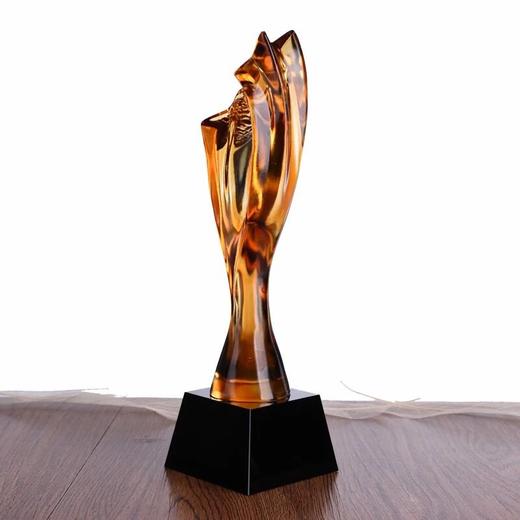 琉璃奖杯定制创意五角星奖杯定做水晶奖杯比赛水晶奖杯企业颁奖品 商品图2