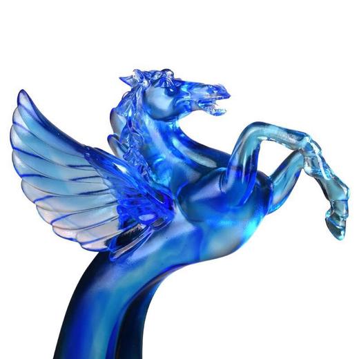 琉璃奖杯飞马奖奖杯定制创意奖品纪念品企业开业礼品 刻字奖杯 商品图4