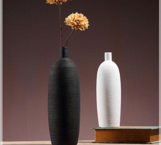 【家居摆件】陶瓷工艺品北欧花瓶干花陶瓷摆件陶罐客厅装饰工艺品插花瓷器中式 商品图4