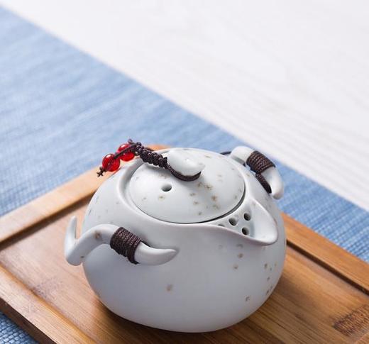【茶具套装】精品旅行茶具套装 伴手礼 礼盒包装定窑企鹅壶一壶四杯 商品图1