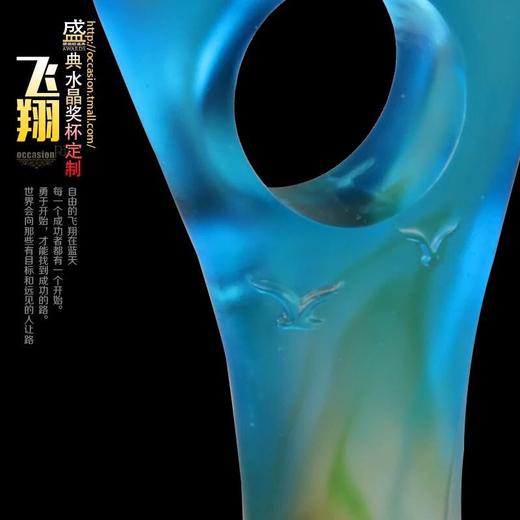 奖杯 水晶 定制琉璃奖杯定做奖牌奖牌定做水晶奖牌制作 商品图3