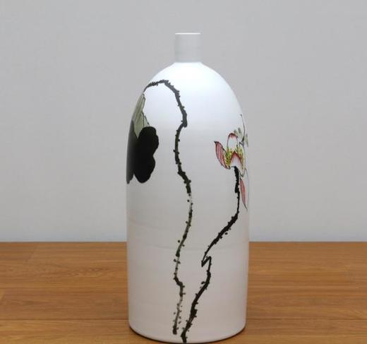【花瓶】陶瓷摆件纯手工花插 家居景德镇陶瓷花瓶工艺品 商品图2