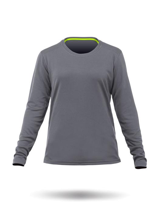 Zhik ZhikDry Lt女款UV50+轻薄快干圆领长袖防晒衣Womens Long Sleeve Top 商品图0