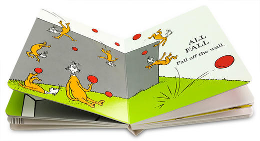 英文原版 Hop on Pop Dr. Seuss 在爸爸身上蹦来跳去 儿童纸板书 商品图1