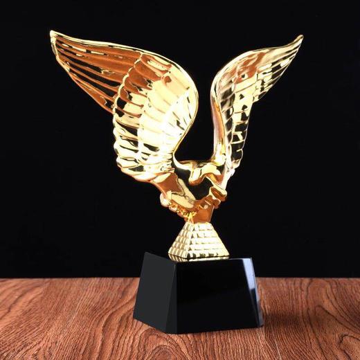 合作共赢奖杯定制金属奖杯定做企业合作纪念品商务创意水晶奖杯 商品图3