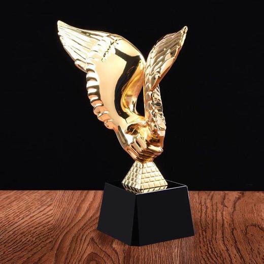 合作共赢奖杯定制金属奖杯定做企业合作纪念品商务创意水晶奖杯 商品图2