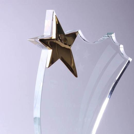 奖杯水晶 定制奖杯 水晶 定制 五角星奖牌水晶奖牌创意奖杯 商品图2