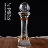 龙柱奖杯定制 内雕水晶球奖杯 水晶内雕奖杯 球类比赛奖杯 商品缩略图0
