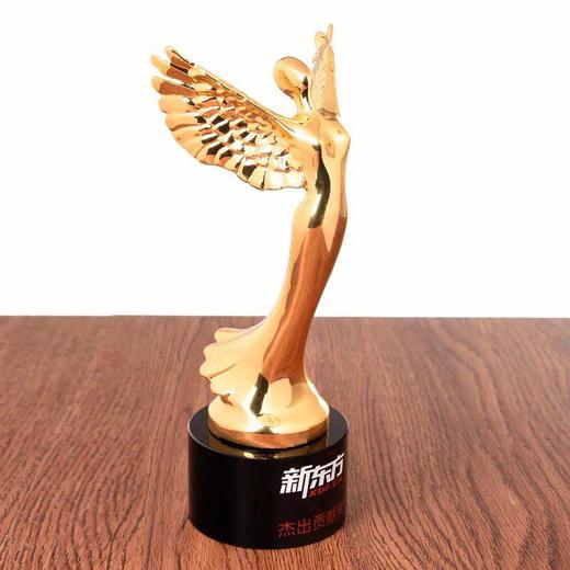 金属奖杯定制奥斯卡小金人水晶奖杯定做比赛水晶奖杯纪念品定做 商品图1