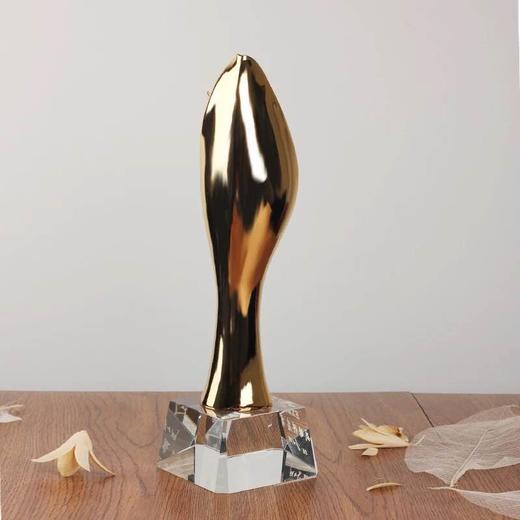 定做高档奖杯 创意金属奖杯 水晶奖杯定制 年会颁奖纪念品刻字 商品图3