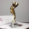 金属奖杯定制 爱心奖杯活动纪念品奖杯 水晶 定制水晶奖杯 商品缩略图3