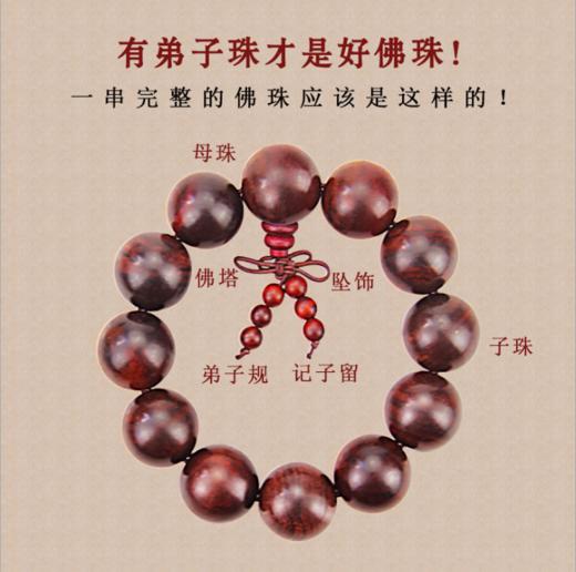 【汽车挂件】佛珠菩提子保平安符汽车挂件档位珠汽 商品图1