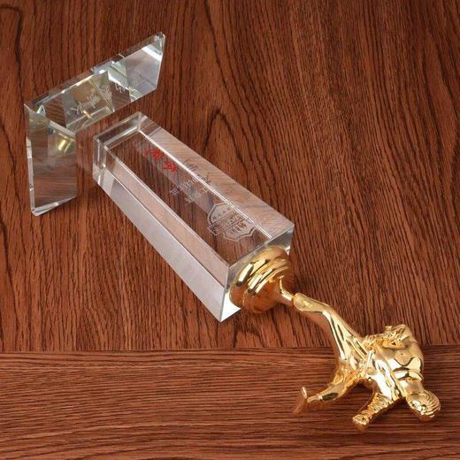 跆拳道比赛奖杯散打比赛奖杯纪念品武术学校奖品水晶奖杯金属奖杯 商品图4