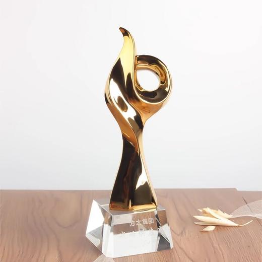 大拇指奖杯金属奖杯定制高档创意水晶舞蹈奖杯定做纪念品刻字 商品图1