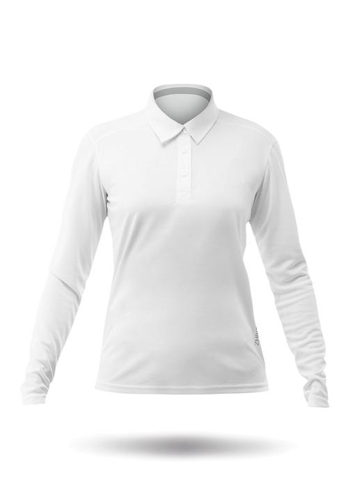 Zhik ZhikDry Lt女款UV50+速干翻领长袖Polo衫Womens Long Sleeve Polo 商品图2