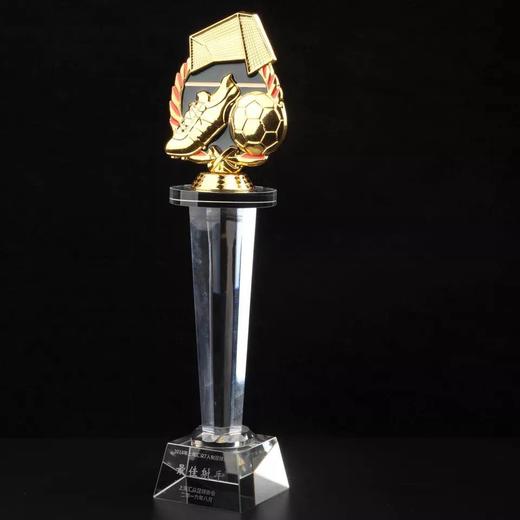 足球比赛奖杯定制水晶奖杯体育项目纪念品表彰用品定做刻字 商品图3