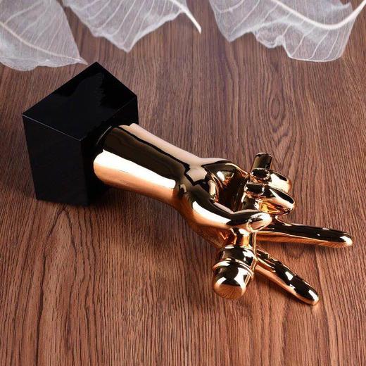 唱歌比赛 校园十佳歌手奖杯 水晶奖杯金属奖杯定制刻字唱歌纪念品 商品图4