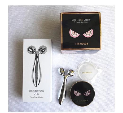 【现货】cosmetea李小璐同款小怪兽气垫EE霜裸妆神器遮瑕赠美容仪 商品图0