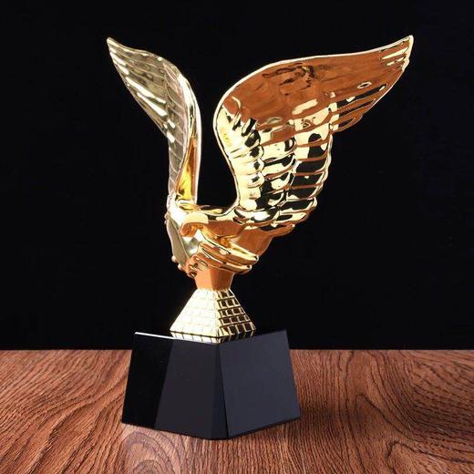 合作共赢奖杯定制金属奖杯定做企业合作纪念品商务创意水晶奖杯 商品图4