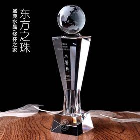 水晶奖杯奖牌定制定做授权牌荣誉奖杯足球篮球地球高尔夫比赛奖杯