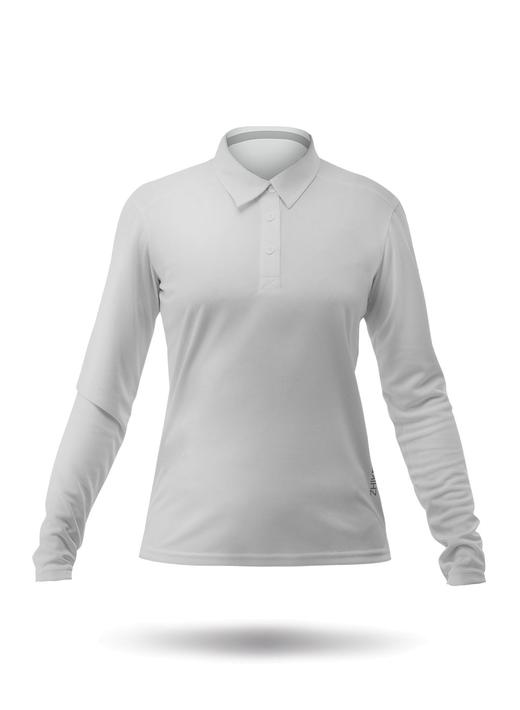 Zhik ZhikDry Lt女款UV50+速干翻领长袖Polo衫Womens Long Sleeve Polo 商品图0