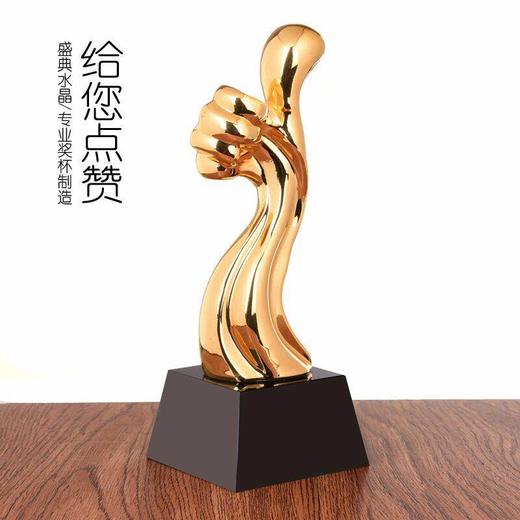 金属奖杯定制大拇指奖杯定做纪念品优秀比赛奖杯年度冠军奖杯 商品图0
