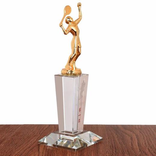 网球比赛奖杯羽毛球比赛奖杯水晶定制定做学校奖杯奖牌体育比赛 商品图2