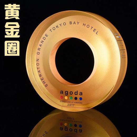 黄金圈纪念品奖杯定制新款创意奖杯水晶定做纪念品歌个性奖牌刻字 商品图0