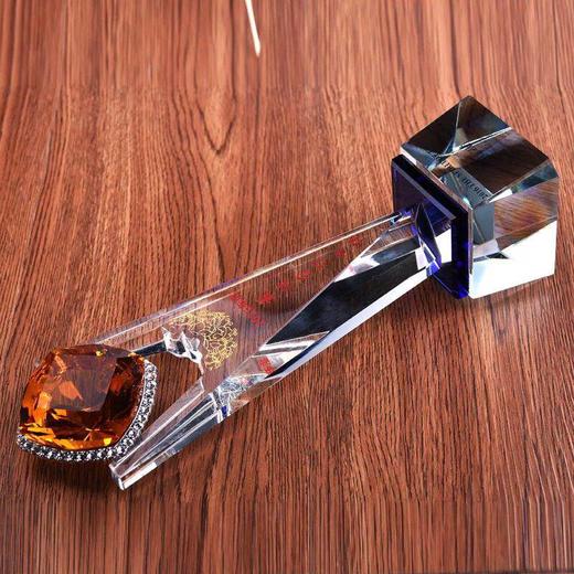 高档钻石水晶奖杯定制定做创意优秀员工颁奖奖品制作刻字 商品图3