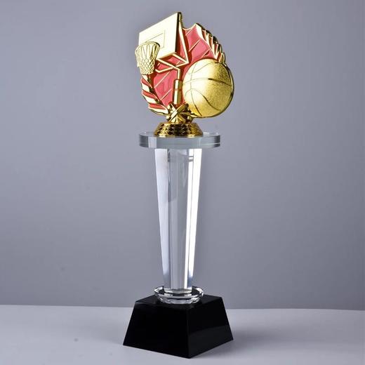 高档篮球水晶奖杯定制NBA比赛运动会MVP篮球赛冠军奖杯定做颁奖 商品图3
