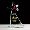 奖杯水晶定制奖牌授权牌加盟牌纪念品表彰用品新款创意五角星奖杯 商品缩略图3